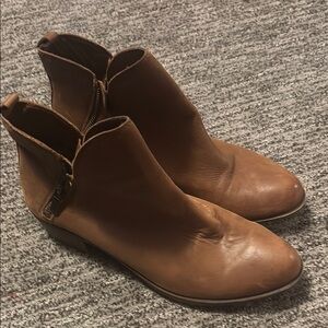 Brown Leather Ankle Boots